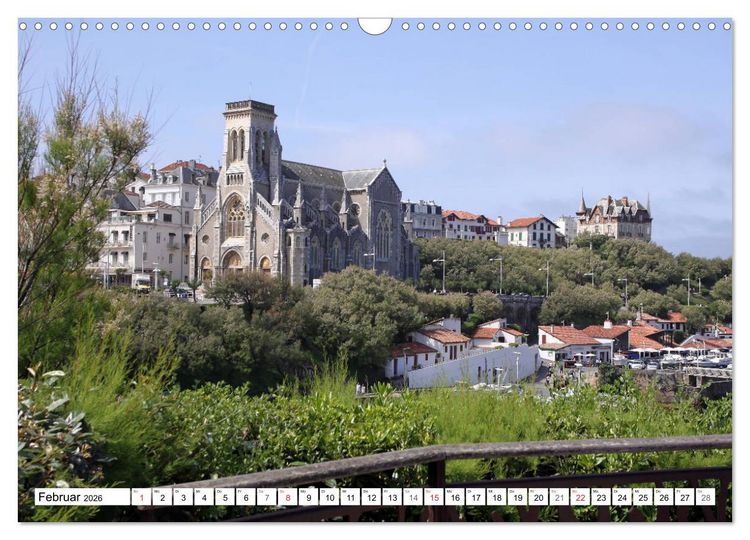 Produktbild: Biarritz (Wandkalender 2026 DIN A3 quer), CALVENDO Monatskalender