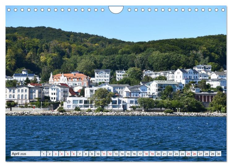 Produktbild: Sassnitz mit der Kreidek&uuml;ste (Wandkalender 2026 DIN A4 quer), CALVENDO Monatskalender