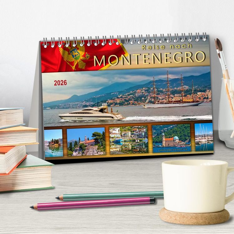 Produktbild: Reise nach Montenegro (Tischkalender 2026 DIN A5 quer), CALVENDO Monatskalender
