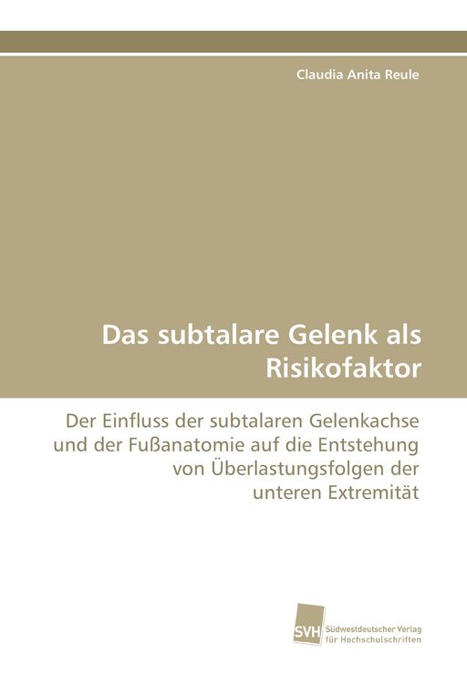 Produktbild: Das subtalare Gelenk als Risikofaktor