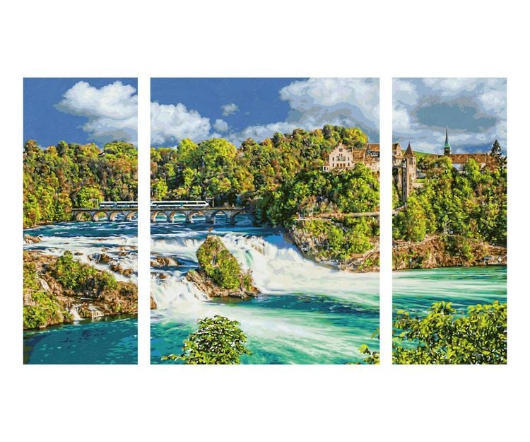 Produktbild: Malen nach Zahlen - Naturschauspiel Rheinfall
