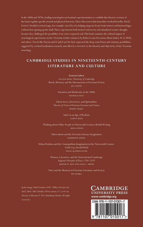 Produktbild: Popular Fiction and Brain Science in the Late Nineteenth Century