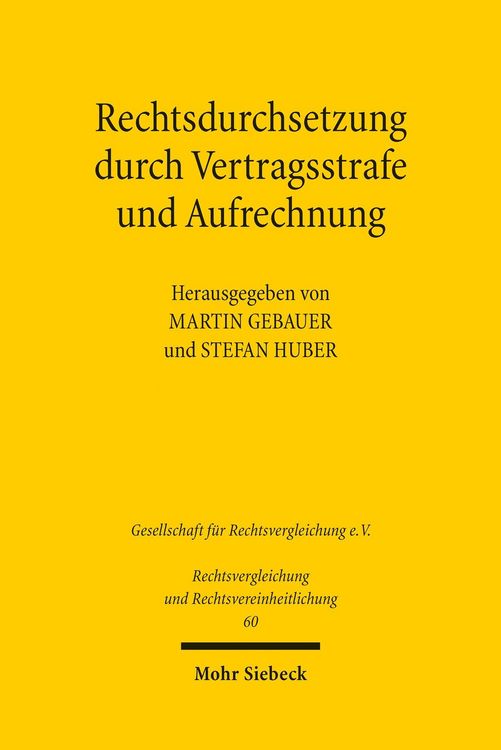 Produktbild: Rechtsdurchsetzung durch Vertragsstrafe und Aufrechnung