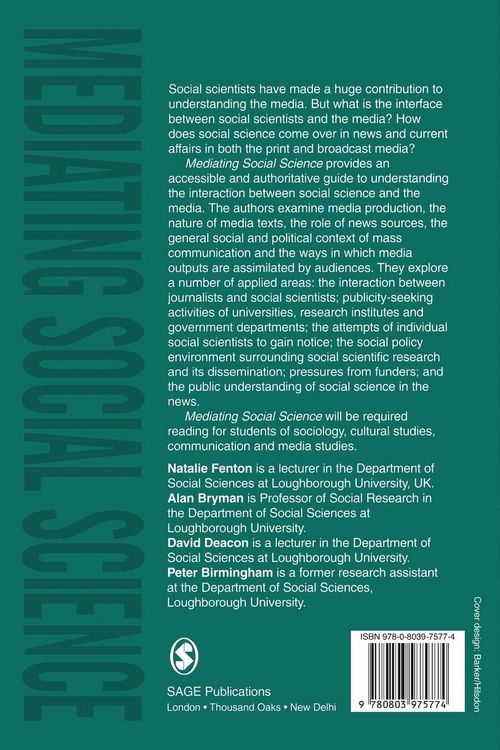 Produktbild: Mediating Social Science