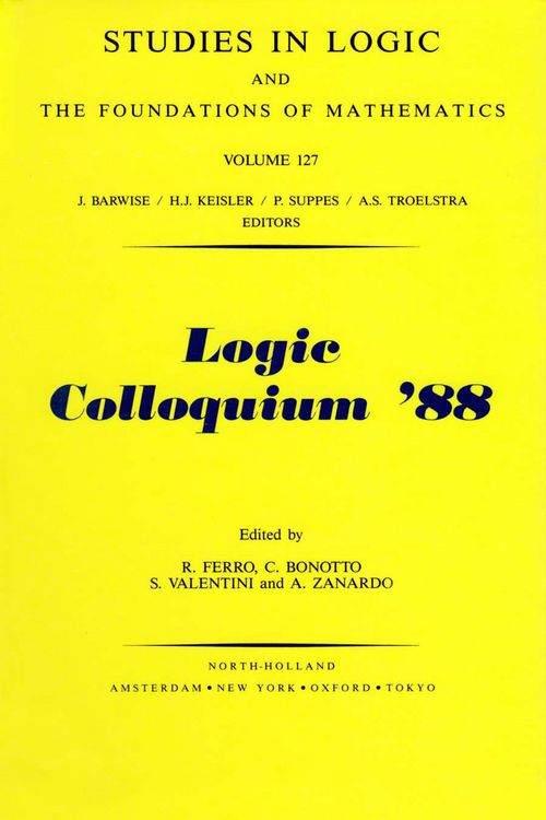 Produktbild: Logic Colloquium '88