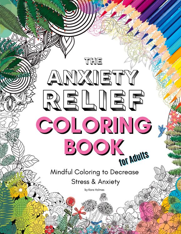 Produktbild: The Anxiety Relief Coloring Book for Adults