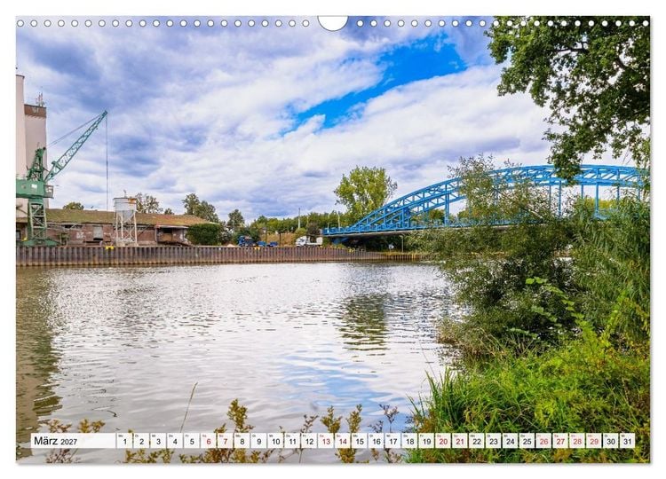 Produktbild: Ein Blick auf Nienburg an der Weser in Farbe (Wandkalender 2027 DIN A3 quer), CALVENDO Monatskalender