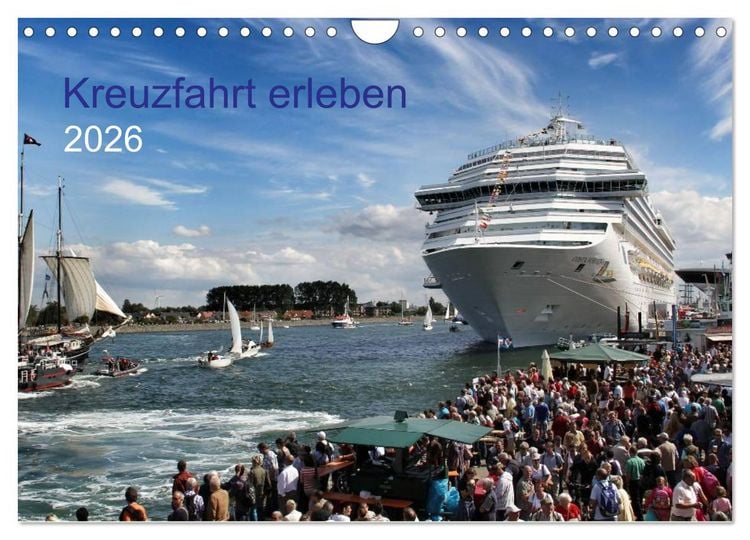 Produktbild: Kreuzfahrt erleben (Wandkalender 2026 DIN A4 quer), CALVENDO Monatskalender