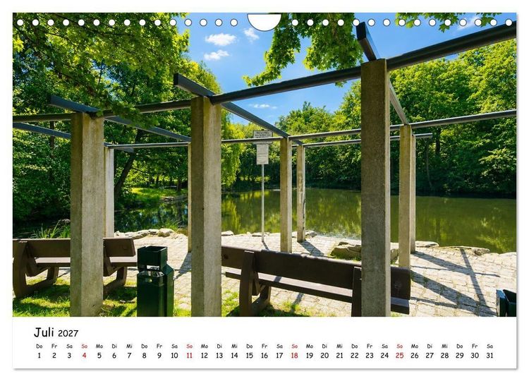 Produktbild: Eschborn Fachwerk und Finanzen (Wandkalender 2027 DIN A4 quer), CALVENDO Monatskalender