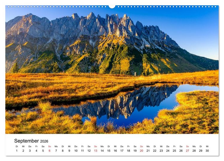 Produktbild: Berchtesgadener Berge im Licht (Wandkalender 2026 DIN A2 quer), CALVENDO Monatskalender