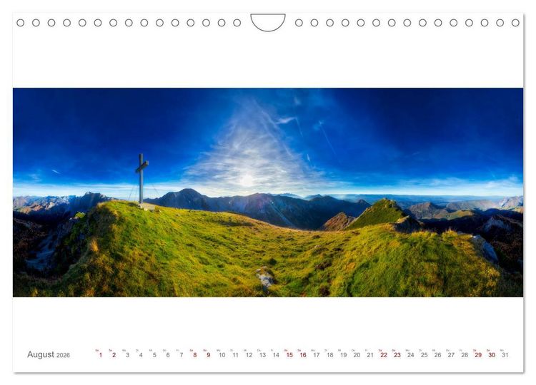 Produktbild: BergBlicke! (Wandkalender 2026 DIN A4 quer), CALVENDO Monatskalender