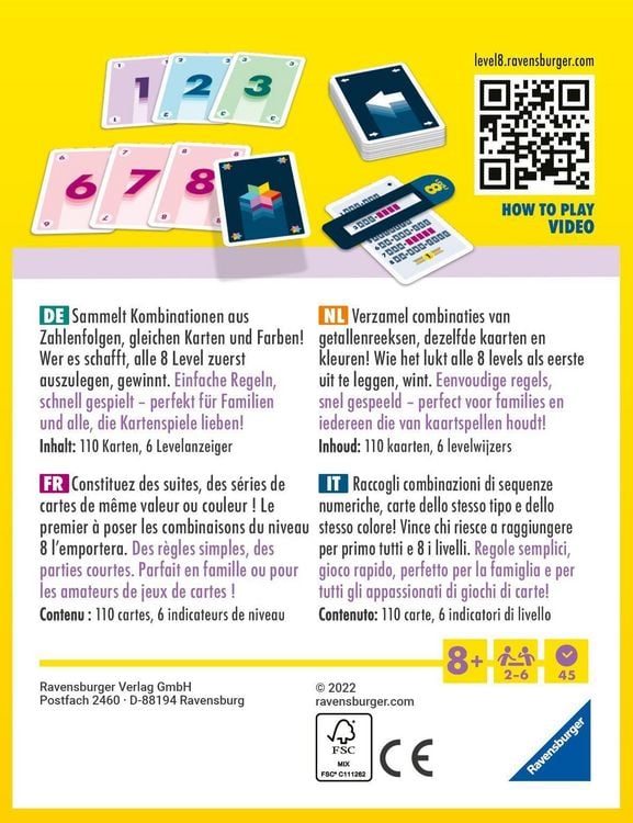 Produktbild: Level 8&reg; - Kartenspiel ab 8 Jahre
