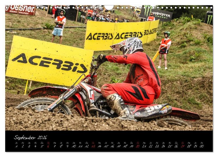 Produktbild: Motocross Racing 2026 (Wandkalender 2026 DIN A3 quer), CALVENDO Monatskalender