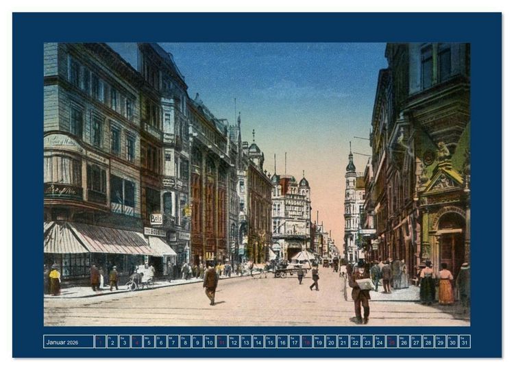 Produktbild: Historisches Berlin von 1888 bis 1918 (Wandkalender 2026 DIN A4 quer), CALVENDO Monatskalender
