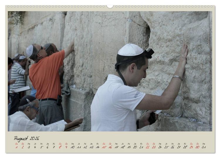 Produktbild: Unterwegs in Jerusalem (Wandkalender 2026 DIN A2 quer), CALVENDO Monatskalender