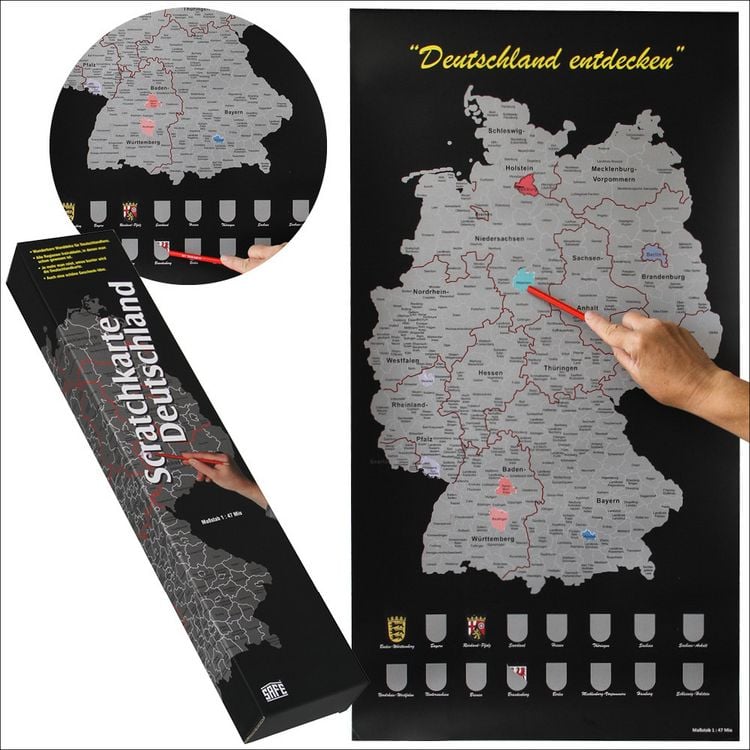 Produktbild: Scratch Rubbelkarte Deutschland