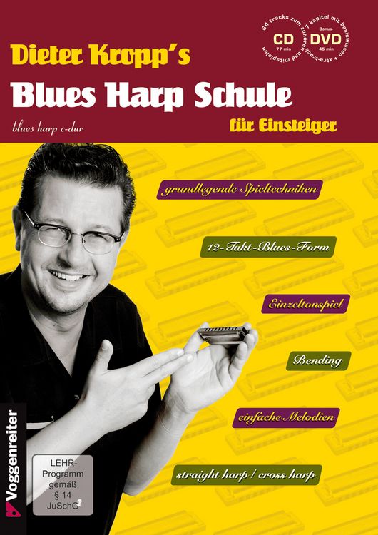 Produktbild: Dieter Kropp's Blues Harp Schule
