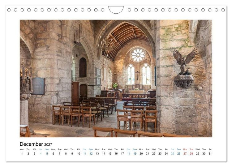 Produktbild: Cornwall - Between Land and Sea (Wall Calendar 2027 DIN A4 landscape), CALVENDO 12 Month Wall Calendar