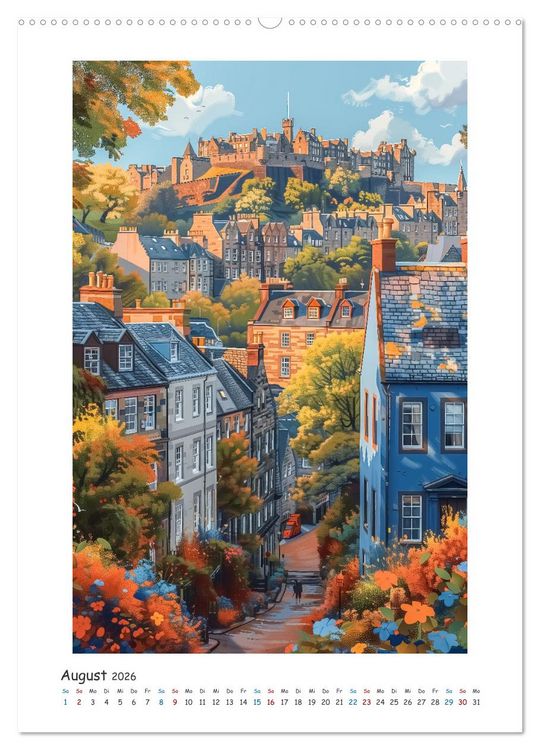 Produktbild: St&auml;dtereise durch Europa (hochwertiger Premium Wandkalender 2026 DIN A2 hoch), Kunstdruck in Hochglanz