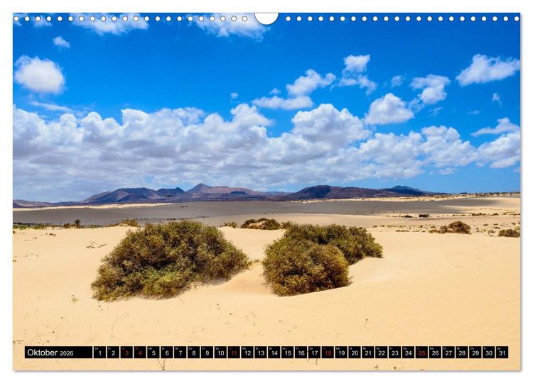 Produktbild: Fuerteventura - Hart am Wind (Wandkalender 2026 DIN A3 quer), CALVENDO Monatskalender