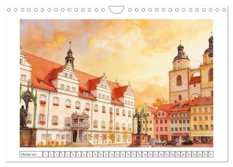 Produktbild: Bezaubernde St&auml;dte in Sachsen-Anhalt (Wandkalender 2027 DIN A4 quer), CALVENDO Monatskalender