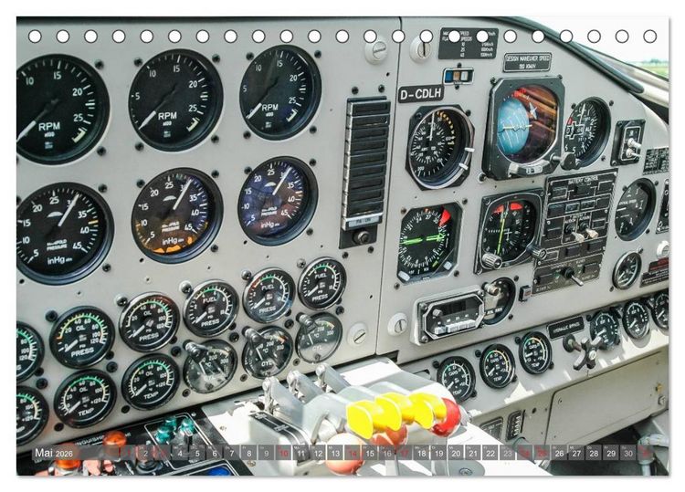 Produktbild: JU 52 - Zwischen Himmel und Erde (Tischkalender 2026 DIN A5 quer), CALVENDO Monatskalender