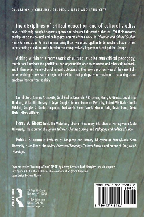 Produktbild: Education and Cultural Studies