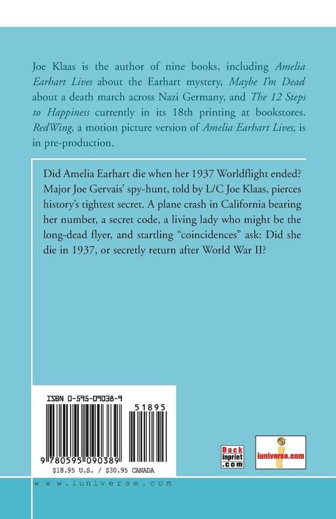 Produktbild: Amelia Earhart Lives