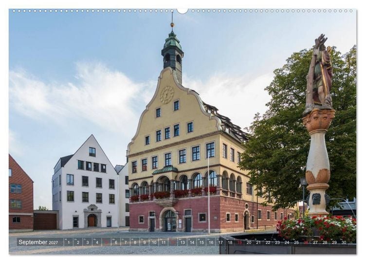 Produktbild: Ulm f&uuml;r Nestspatzen (hochwertiger Premium Wandkalender 2027 DIN A2 quer), Kunstdruck in Hochglanz