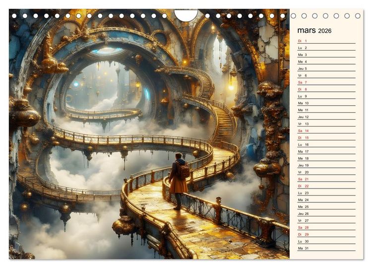 Produktbild: Sentiers magiques (Calendrier mural 2026 DIN A4 vertical), CALVENDO calendrier mensuel