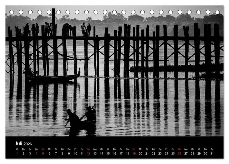 Produktbild: Myanmar - Eindr&uuml;cke (Tischkalender 2026 DIN A5 quer), CALVENDO Monatskalender