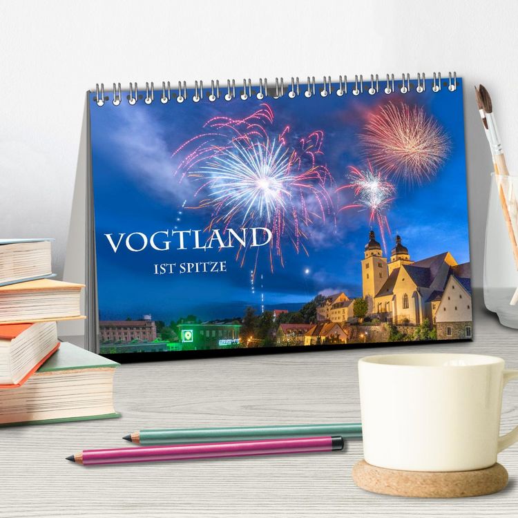 Produktbild: Vogtland ist Spitze (Tischkalender 2026 DIN A5 quer), CALVENDO Monatskalender