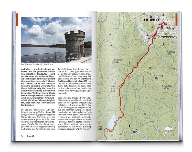 Produktbild: KOMPASS Wanderf&uuml;hrer Riesengebirge mit Isergebirge, 55 Touren mit Extra-Tourenkarte