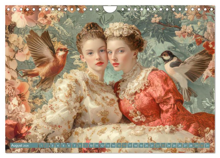 Produktbild: Barock und Rokoko - Malerische Werke (Wandkalender 2026 DIN A4 quer), CALVENDO Monatskalender