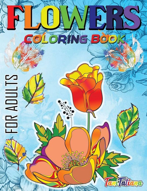 Produktbild: Flowers Coloring Book For Adults
