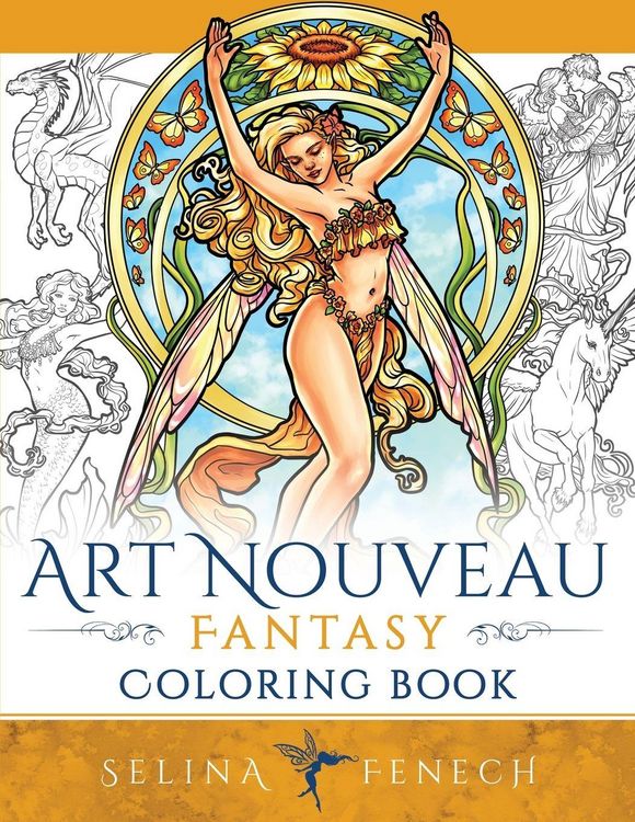 Produktbild: Art Nouveau Fantasy Coloring Book