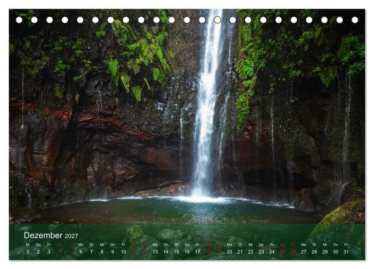 Produktbild: Madeira - Insel der Kontraste (Tischkalender 2027 DIN A5 quer), CALVENDO Monatskalender