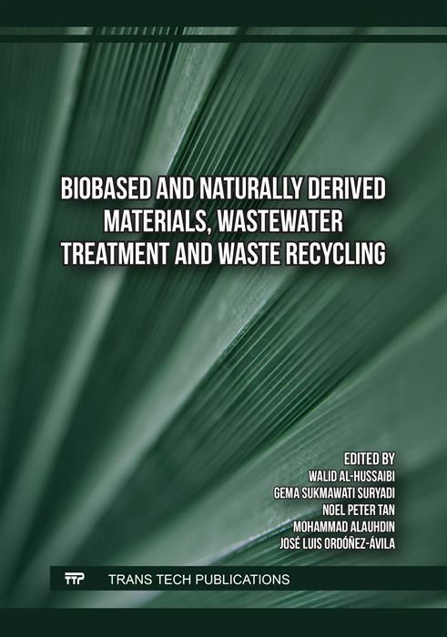 Produktbild: Biobased and Naturally Derived Materials, Wastewater Treatment and Waste Recycling