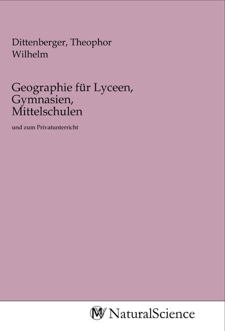 Produktbild: Geographie f&uuml;r Lyceen, Gymnasien, Mittelschulen