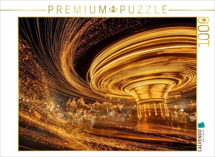 Produktbild: CALVENDO Puzzle Ein Motiv aus dem Kalender Farbst&uuml;rme der Nacht | 1000 Teile Lege-Gr&ouml;&szlig;e 64x48cm Foto-Puzzle f&uuml;r gl&uuml;ckliche Stunden