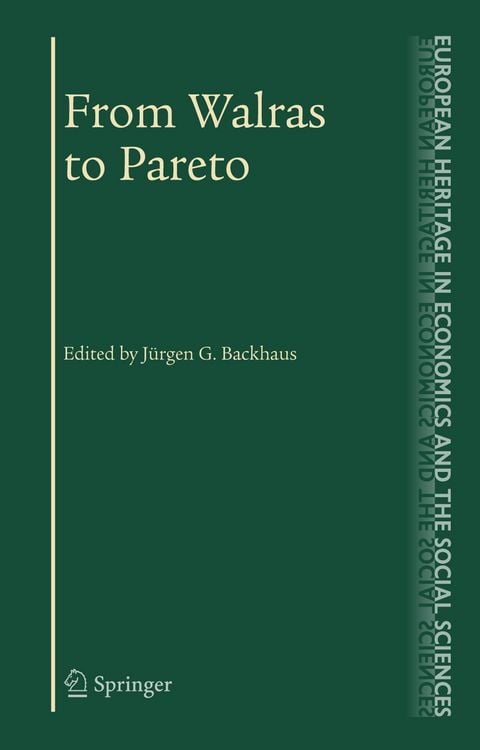 Produktbild: From Walras to Pareto