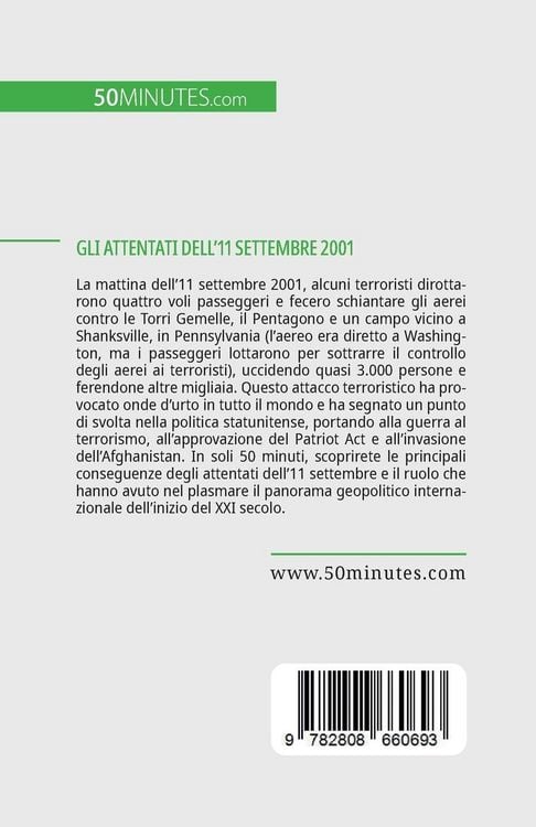 Produktbild: Gli attentati dell'11 settembre 2001