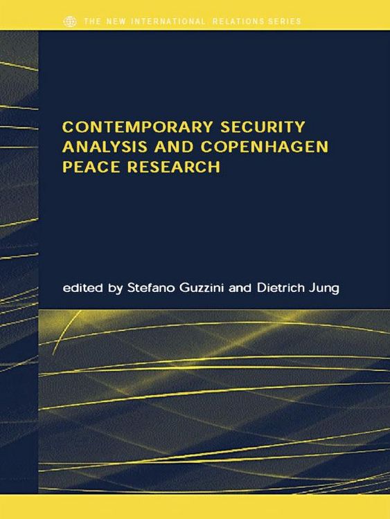 Produktbild: Contemporary Security Analysis and Copenhagen Peace Research