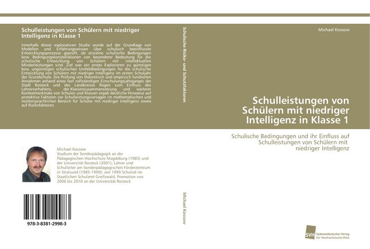 Produktbild: Schulleistungen von Sch&uuml;lern mit niedriger Intelligenz in Klasse 1