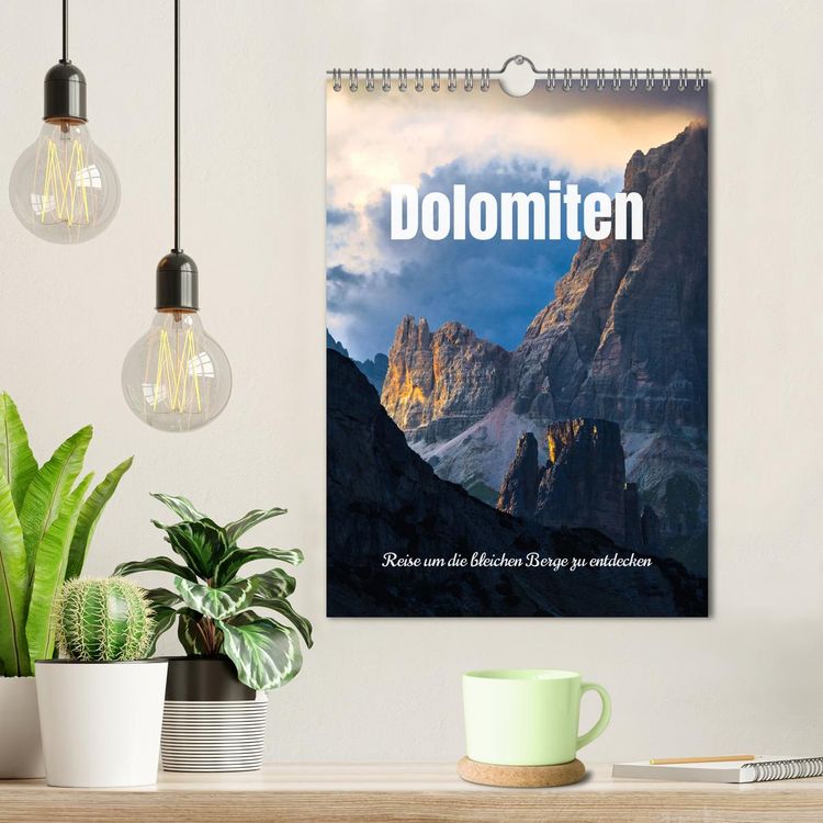 Produktbild: Dolomiten - Reise um die bleichen Berge zu entdecken (Wandkalender 2026 DIN A4 hoch), CALVENDO Monatskalender