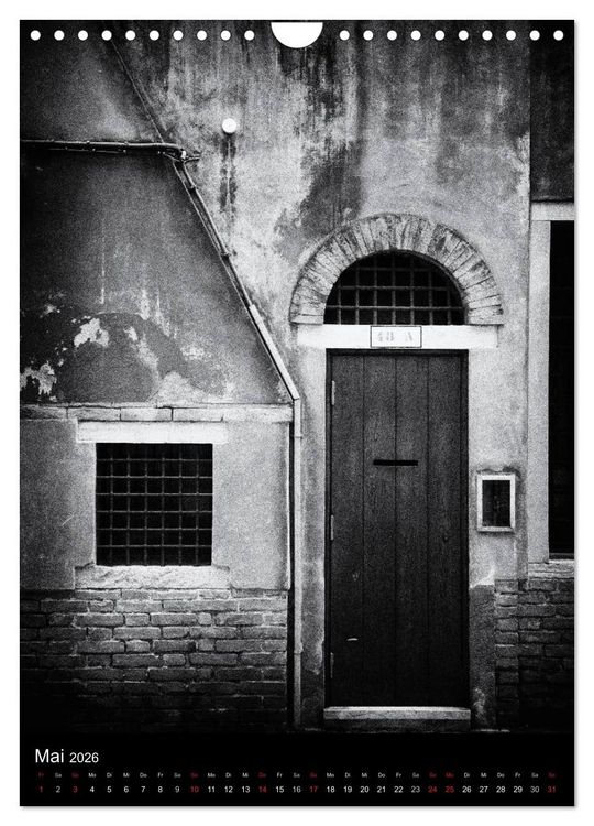 Produktbild: Venice Noir - Das etwas andere Venedig (Wandkalender 2026 DIN A4 hoch), CALVENDO Monatskalender