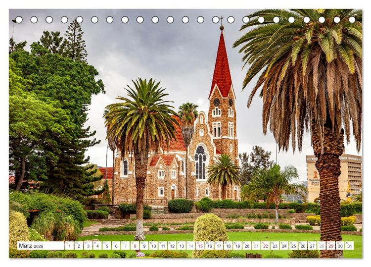 Produktbild: Afrika - Namibia (Tischkalender 2026 DIN A5 quer), CALVENDO Monatskalender