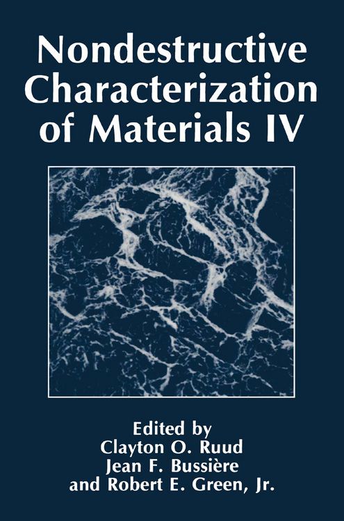 Produktbild: Nondestructive Characterization of Materials IV