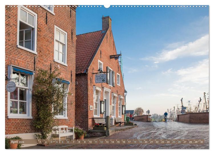 Produktbild: Greetsiel in Ostfriesland (Wandkalender 2026 DIN A2 quer), CALVENDO Monatskalender