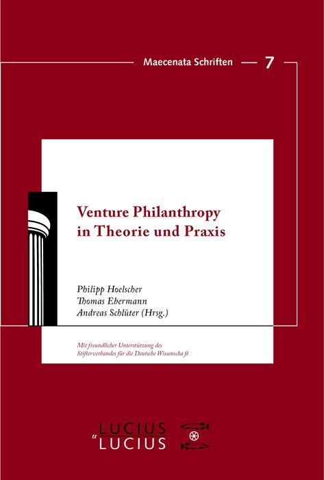 Produktbild: Venture Philanthropy in Theorie und Praxis